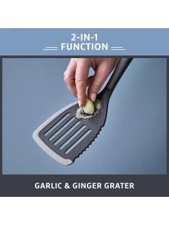 Prestige 2-in-1 Kitchen Utensils Set Of 4-Cooking Utensils With Non Scratch Silicone Edges,Heat Resistant Utensils To Protect Non Stick Cookware -Home Comprehensive VGNL3 SQ3 0000000088 NO COLOR SLd1