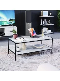 Vida Designs Brooklyn Coffee Table - Grey Oak