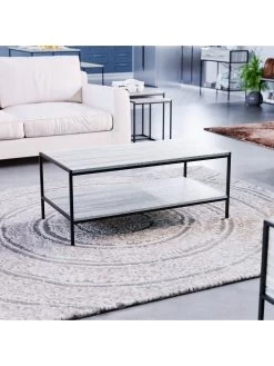 Vida Designs Brooklyn Coffee Table - Grey Oak -Home Comprehensive VGOSE SQ6 0000006131 GREY OAK SLd2