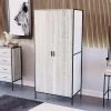 Vida Designs Brooklyn 2 Door Wardrobe - Grey Oak -Home Comprehensive VGOSN SQ1 0000006131 GREY OAK RSr