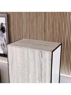 Vida Designs Brooklyn 2 Door Wardrobe - Grey Oak 14 Vida Designs Brooklyn 2 Door Wardrobe - Grey Oak -Home Comprehensive VGOSN SQ6 0000006131 GREY OAK SLd2