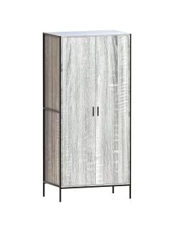 Vida Designs Brooklyn 2 Door Wardrobe - Grey Oak 15 Vida Designs Brooklyn 2 Door Wardrobe - Grey Oak -Home Comprehensive VGOSN SQ7 0000006131 GREY OAK DGy