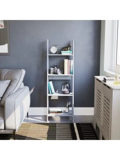 Vida Designs Bristol 4 Tier Step Ladder Bookcase 10 Vida Designs Bristol 4 Tier Step Ladder Bookcase -Home Comprehensive VGOSR SQ3 0000000005 GREY SLd