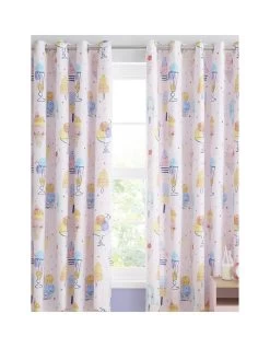 Catherine Lansfield Ice Cream Fundae Eyelet Curtains