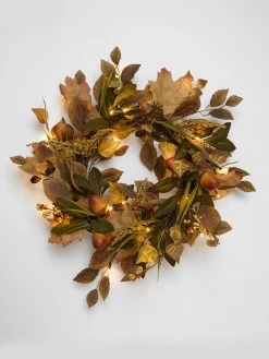 Very Home Natural And Acorn Pre Lit Autumn Wreath - 60 Cm 11 Very Home Natural And Acorn Pre Lit Autumn Wreath - 60 Cm -Home Comprehensive VH0JR SQ3 0000000088 NO COLOR SLd1