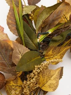 Very Home Natural And Acorn Pre Lit Autumn Wreath - 60 Cm 12 Very Home Natural And Acorn Pre Lit Autumn Wreath - 60 Cm -Home Comprehensive VH0JR SQ4 0000000088 NO COLOR SLd2