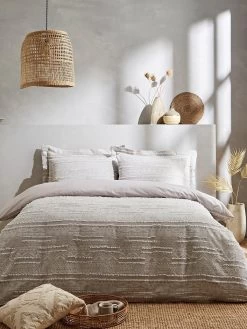 Pineapple Elephant Enola Aztec Cotton Duvet Cover Set