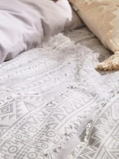 Pineapple Elephant Enola Aztec Cotton Duvet Cover Set 11 Pineapple Elephant Enola Aztec Cotton Duvet Cover Set -Home Comprehensive VHB2Z SQ4 0000000005 GREY SLd1