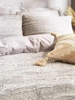 Pineapple Elephant Enola Aztec Cotton Duvet Cover Set 12 Pineapple Elephant Enola Aztec Cotton Duvet Cover Set -Home Comprehensive VHB2Z SQ5 0000000005 GREY SLd2