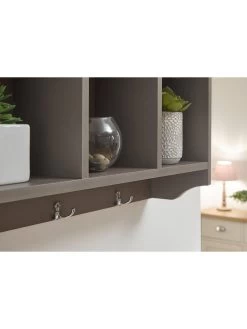 GFW Kempton Wall Rack - Grey -Home Comprehensive VHGZE SQ3 0000000005 GREY SLd