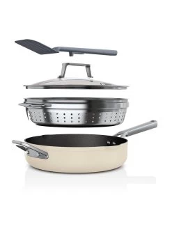 NINJA Foodi ZEROSTICK 9-in-1 PossiblePan, Non Stick - Vanilla Bean