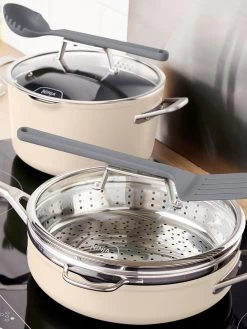 NINJA Foodi ZEROSTICK 9-in-1 PossiblePan, Non Stick - Vanilla Bean -Home Comprehensive VHSRW SQ6 0000000099 N A SLd4