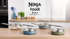 NINJA Foodi ZEROSTICK 9-in-1 PossiblePan, Non Stick - Vanilla Bean -Home Comprehensive VHSRW SQ8 0000000099 N A DVvL