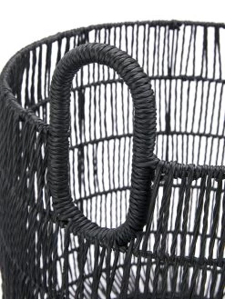 Very Home Poly Rattan Black Basket 10 Very Home Poly Rattan Black Basket -Home Comprehensive VHU20 SQ4 0000000088 NO COLOR SLd2