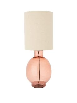 Very Home Emir Glass Table Lamp - Amber