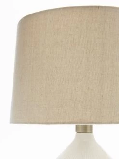 Very Home Aveline Ceramic Table Lamp -Home Comprehensive VHUET SQ4 0000000003 NATURAL SLd1