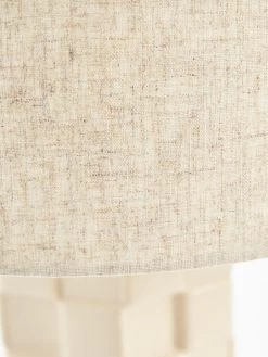 Very Home Checker Board Ceramic Table Lamp -Home Comprehensive VHUEV SQ5 0000000795 OFF WHITE SLd2