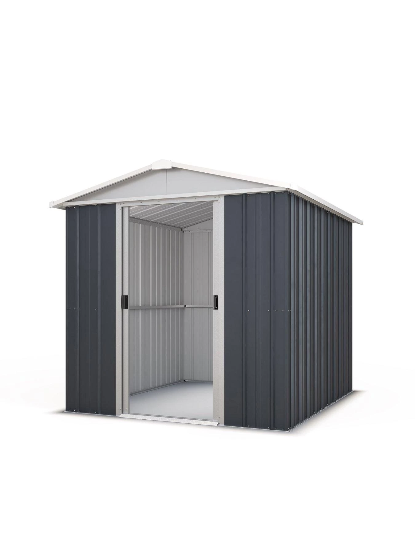 Yardmaster 6ft X 4.5ft Castleton Apex Roof Metal Shed 4 Yardmaster 6ft X 4.5ft Castleton Apex Roof Metal Shed - Image 2