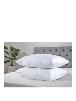 Very Home Hotel Collection Bamboo Pillow Protectors - White