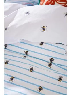 Joules Botanical Bee Spring Duvet Cover Set - Multi 9 Joules Botanical Bee Spring Duvet Cover Set - Multi -Home Comprehensive VIKXS SQ3 0000000029 MULTI SLd