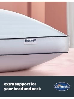 Silentnight Hotel Collection Box Pillow - White -Home Comprehensive VIMK1 SQ3 0000000013 WHITE SLd