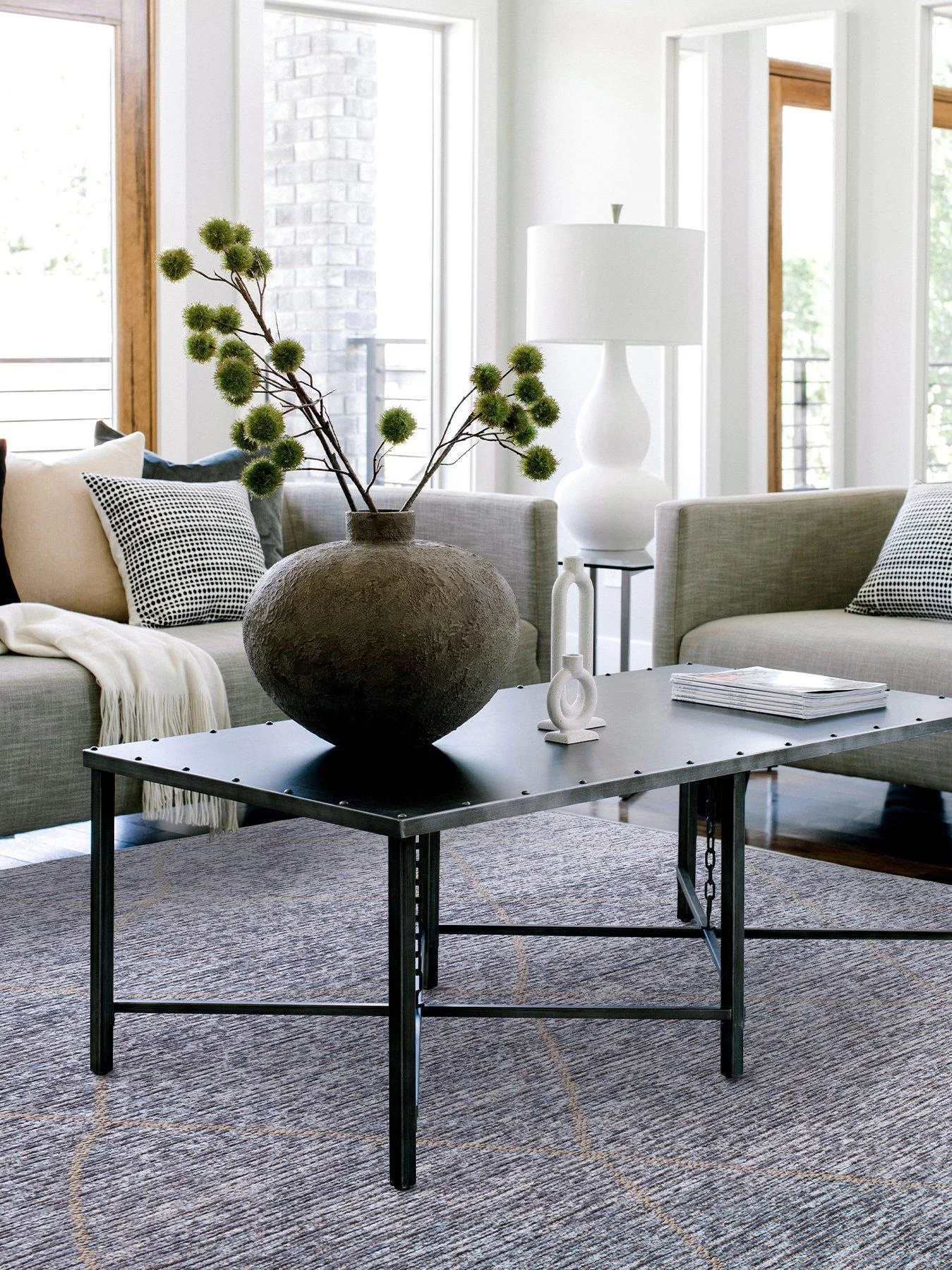 Asiatic Mulberry Diamond Rug 4 Asiatic Mulberry Diamond Rug - Image 2