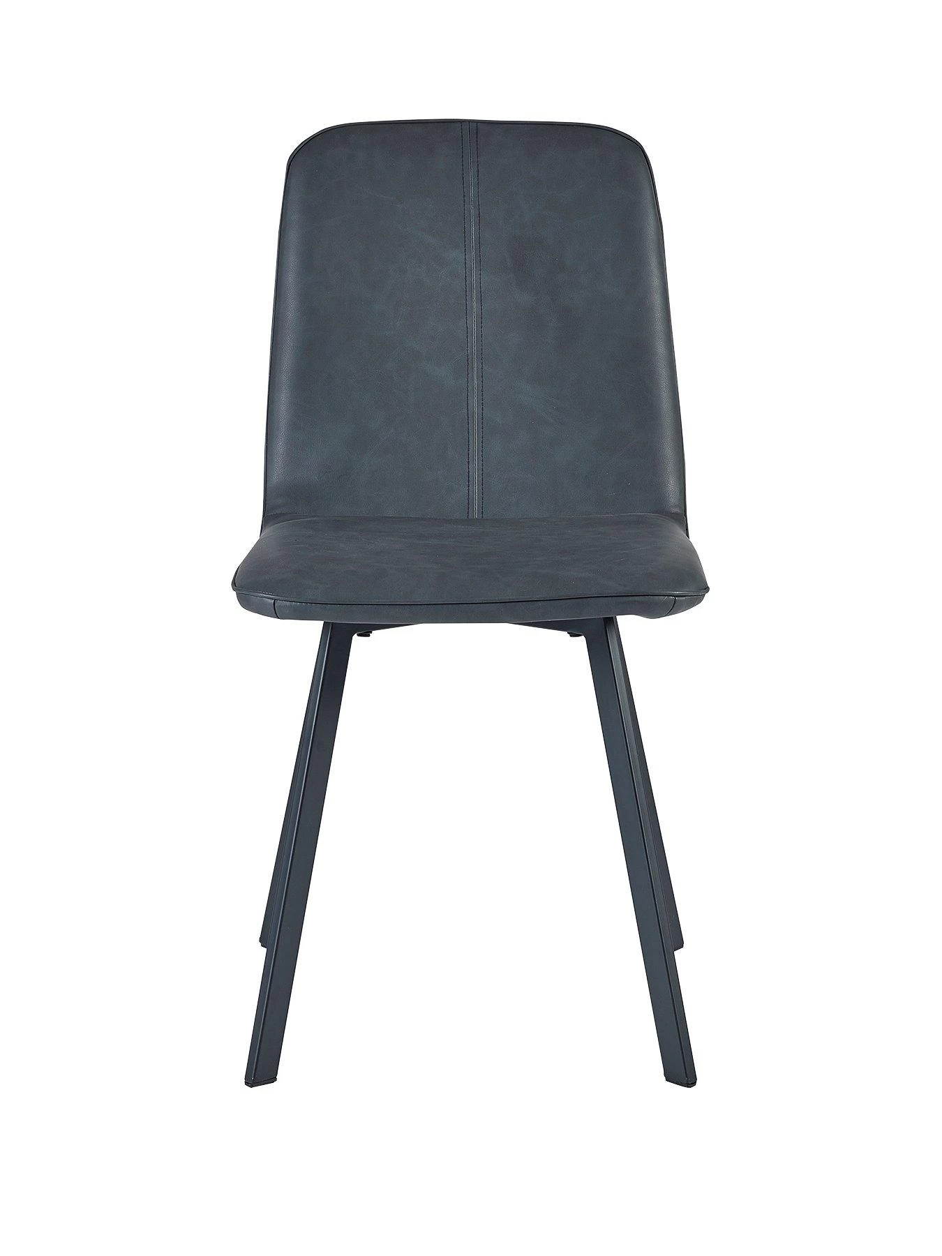 Julian Bowen Goya Pair Of Dining Chairs - Black 5 Julian Bowen Goya Pair Of Dining Chairs - Black - Image 3