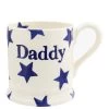 Emma Bridgewater Blue Star Daddy 1/2 Pint Mug -Home Comprehensive VJEL6 SQ1 0000000088 NO COLOR SLf