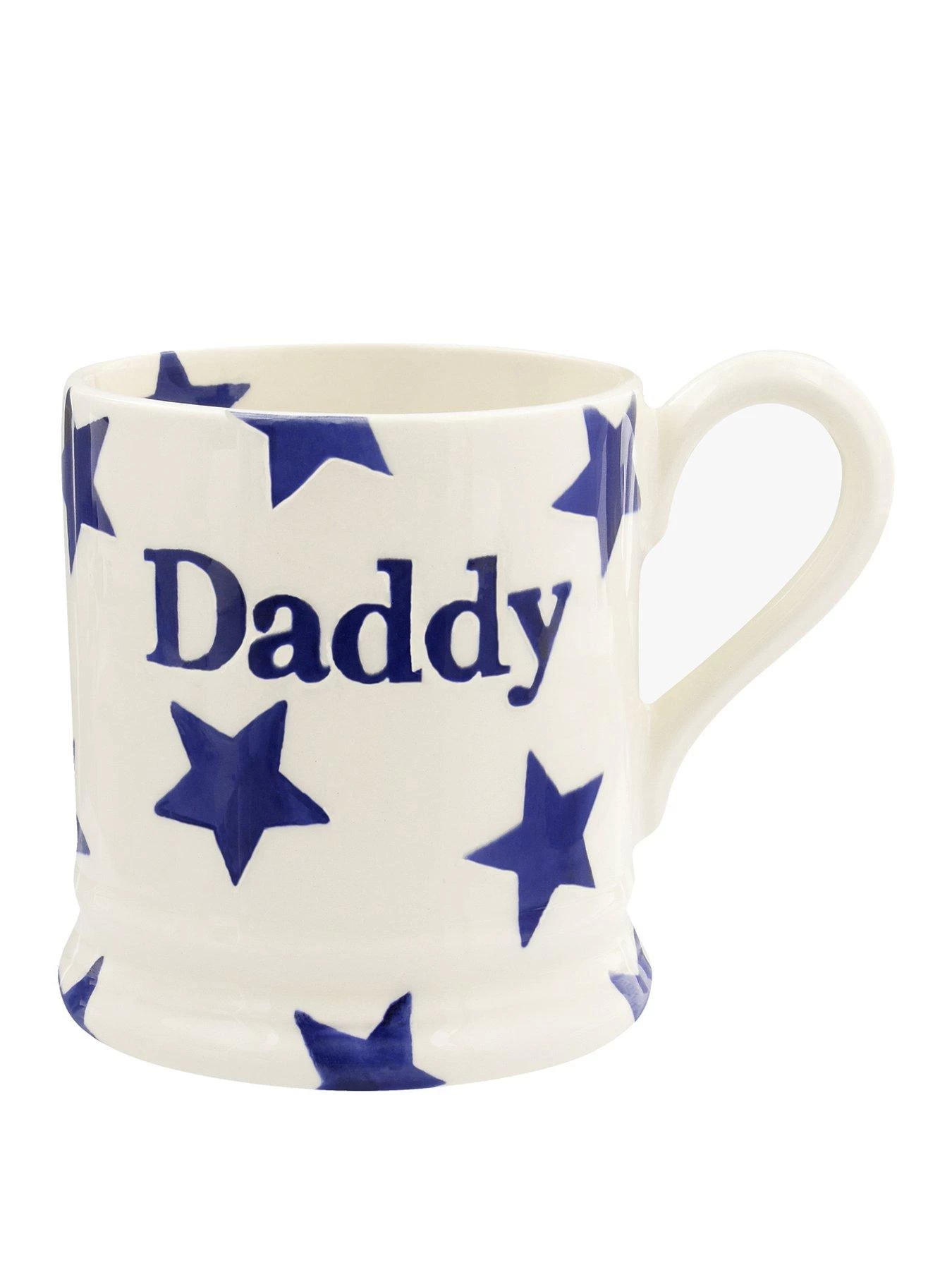 Emma Bridgewater Blue Star Daddy 1/2 Pint Mug 3 Emma Bridgewater Blue Star Daddy 1/2 Pint Mug
