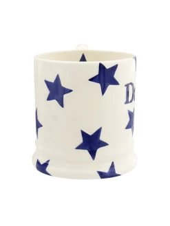 Emma Bridgewater Blue Star Daddy 1/2 Pint Mug 10 Emma Bridgewater Blue Star Daddy 1/2 Pint Mug -Home Comprehensive VJEL6 SQ4 0000000088 NO COLOR SLd2