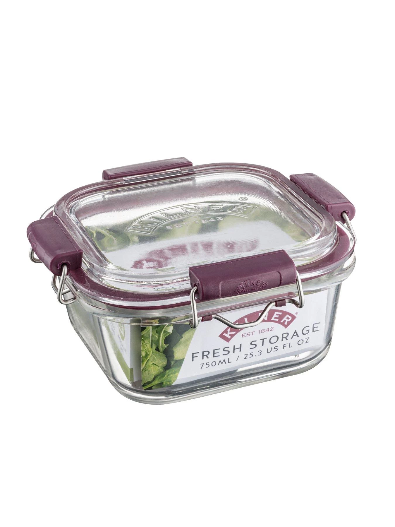 KILNER Fresh Storage Glass Lidded Container – 0.75-Litre 4 KILNER Fresh Storage Glass Lidded Container – 0.75-Litre - Image 2