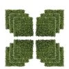 OutSunny 12-Piece 50cm X 50cm Artificial Boxwood Wall Panel - Milan Grass, Privacy Fence Screen 1 OutSunny 12-Piece 50cm X 50cm Artificial Boxwood Wall Panel - Milan Grass, Privacy Fence Screen -Home Comprehensive VJO5B SQ1 0000000099 N A SLf
