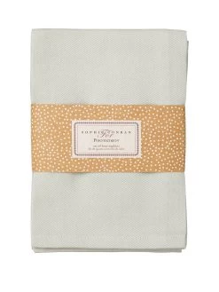 Portmeirion Sophie Conran For Portmeirion Set Of 4 Textile Napkins - Dove Grey
