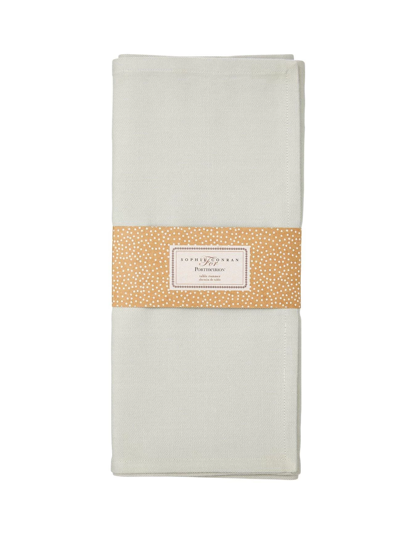 Portmeirion Sophie Conran For Portmeirion Table Runner - Dove Grey 3 Portmeirion Sophie Conran For Portmeirion Table Runner - Dove Grey