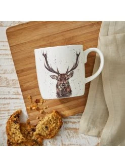 ROYAL WORCESTER Wrendale Designs Dad Mug - Stag -Home Comprehensive VJSAL SQ3 0000000088 NO COLOR SLd1