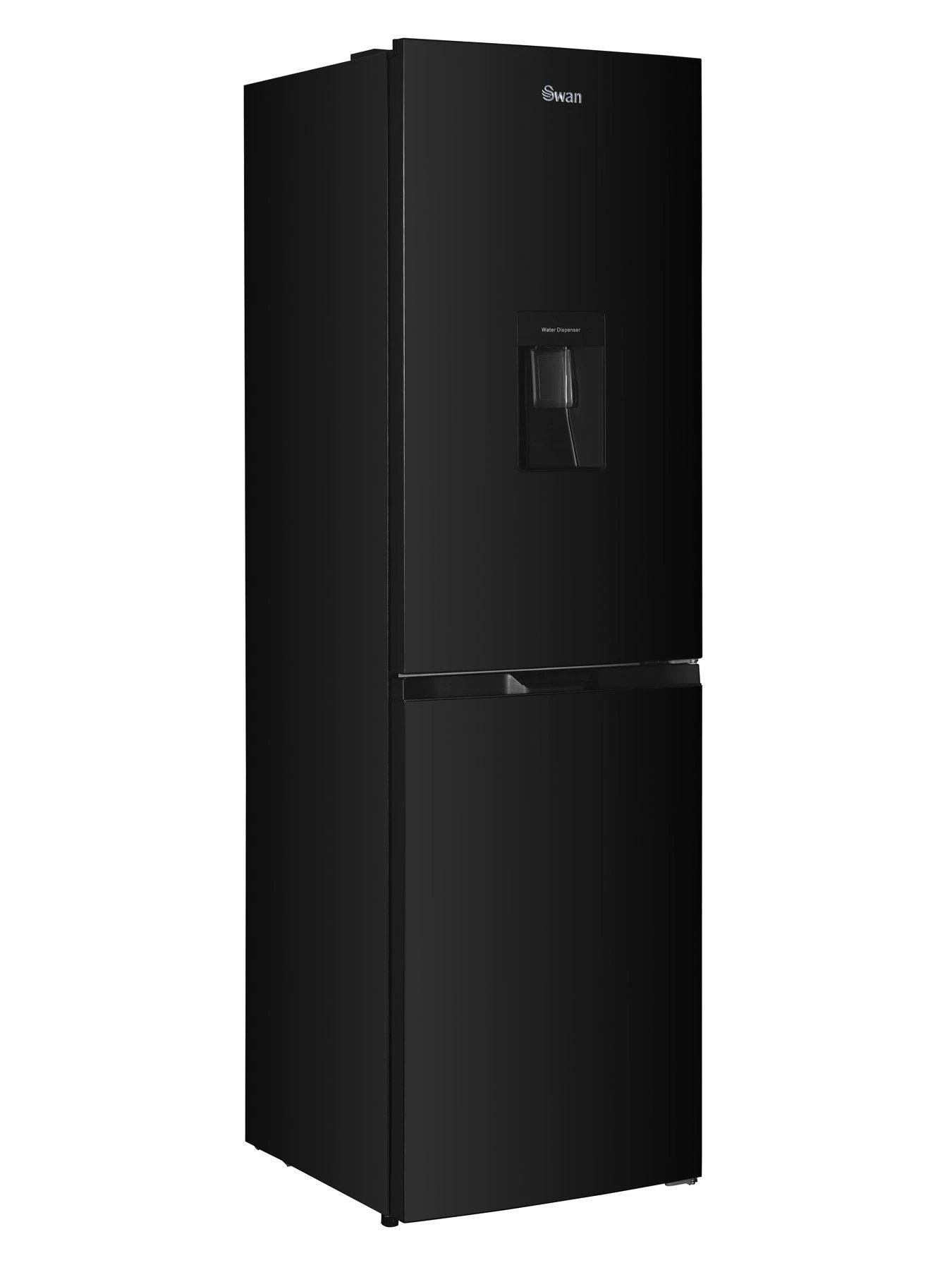 Swan SR156130B 55cm Wide, Total No Frost, 50/50 Split, Water Dispenser, Fridge Freezer - Black 4 Swan SR156130B 55cm Wide, Total No Frost, 50/50 Split, Water Dispenser, Fridge Freezer - Black - Image 2