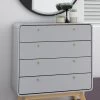 Dorel Home Cassie 4 Drawer Chest -Home Comprehensive VJWQM SQ1 0000000311 GREY OAK RSr