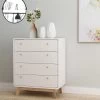 Dorel Home Cassie 4 Drawer Chest - White/Oak -Home Comprehensive VJWQR SQ1 0000000010 WHITE OAK RSr