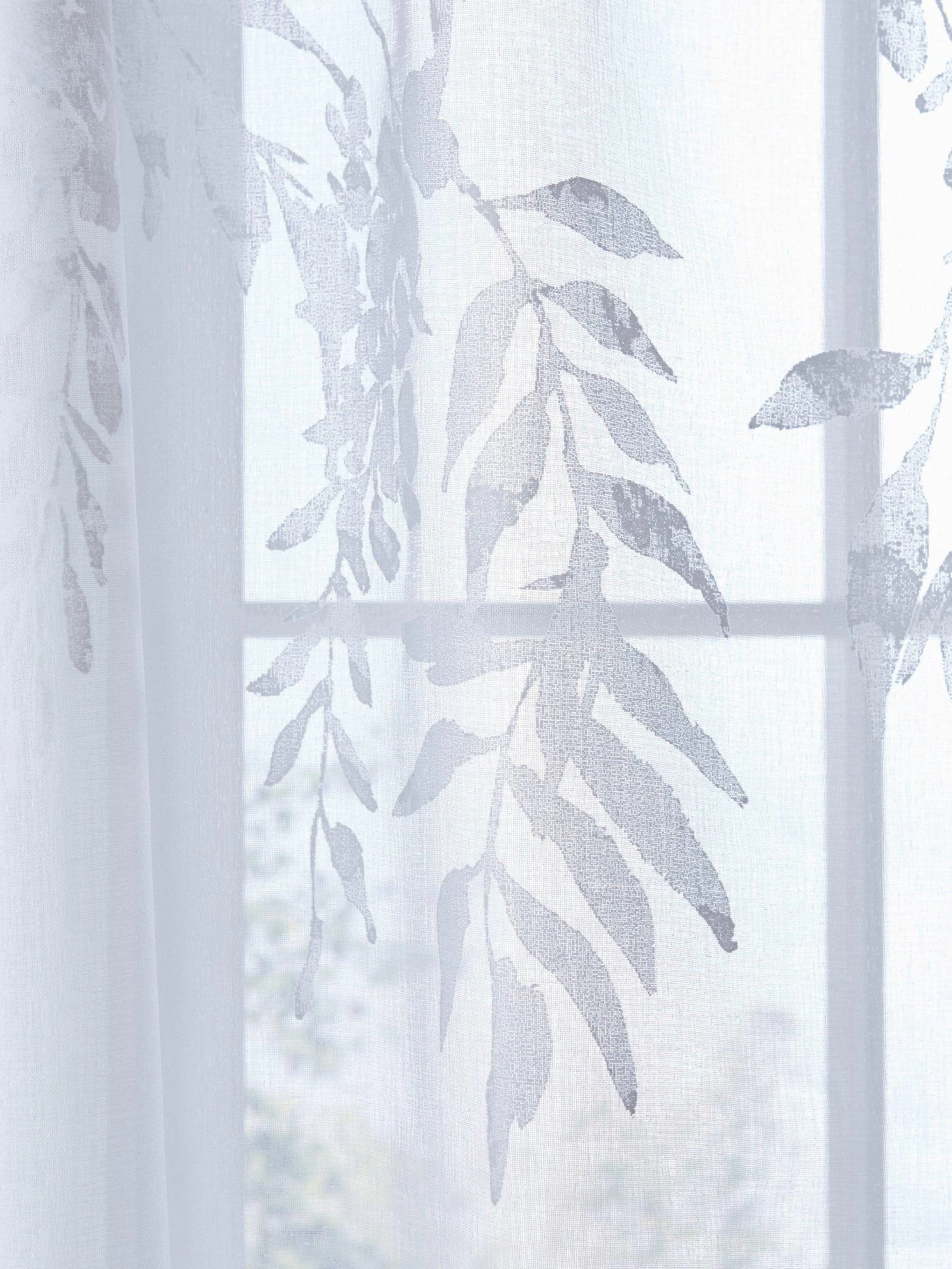 Catherine Lansfield Wisteria Floral Slot Top Voile 5 Catherine Lansfield Wisteria Floral Slot Top Voile - Image 3