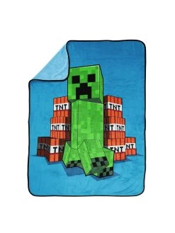 Minecraft Silk Touch Throw - Multi -Home Comprehensive VK2D9 SQ3 0000000029 MULTI SLd