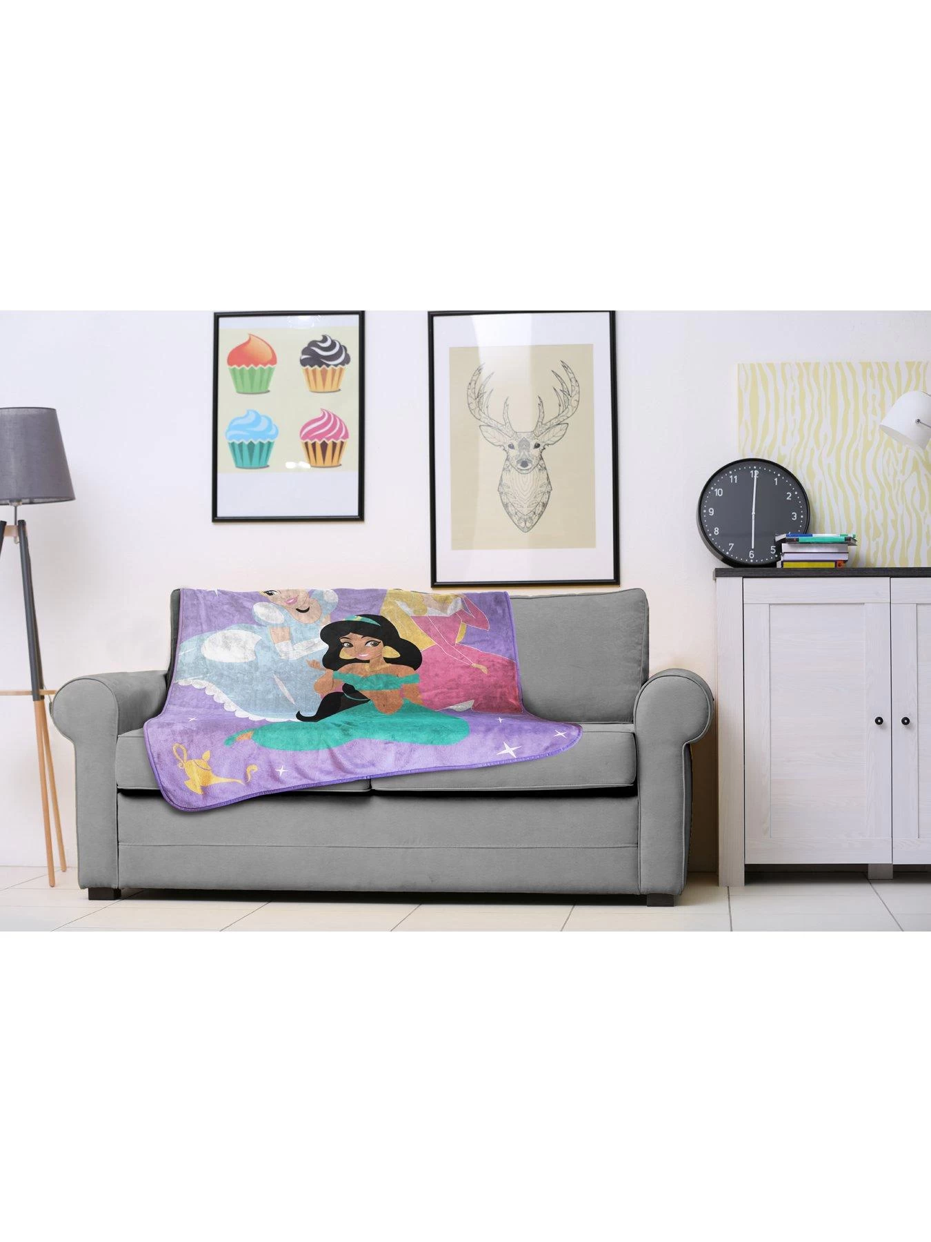 Disney Princess Silk Touch Throw - Multi 3 Disney Princess Silk Touch Throw - Multi