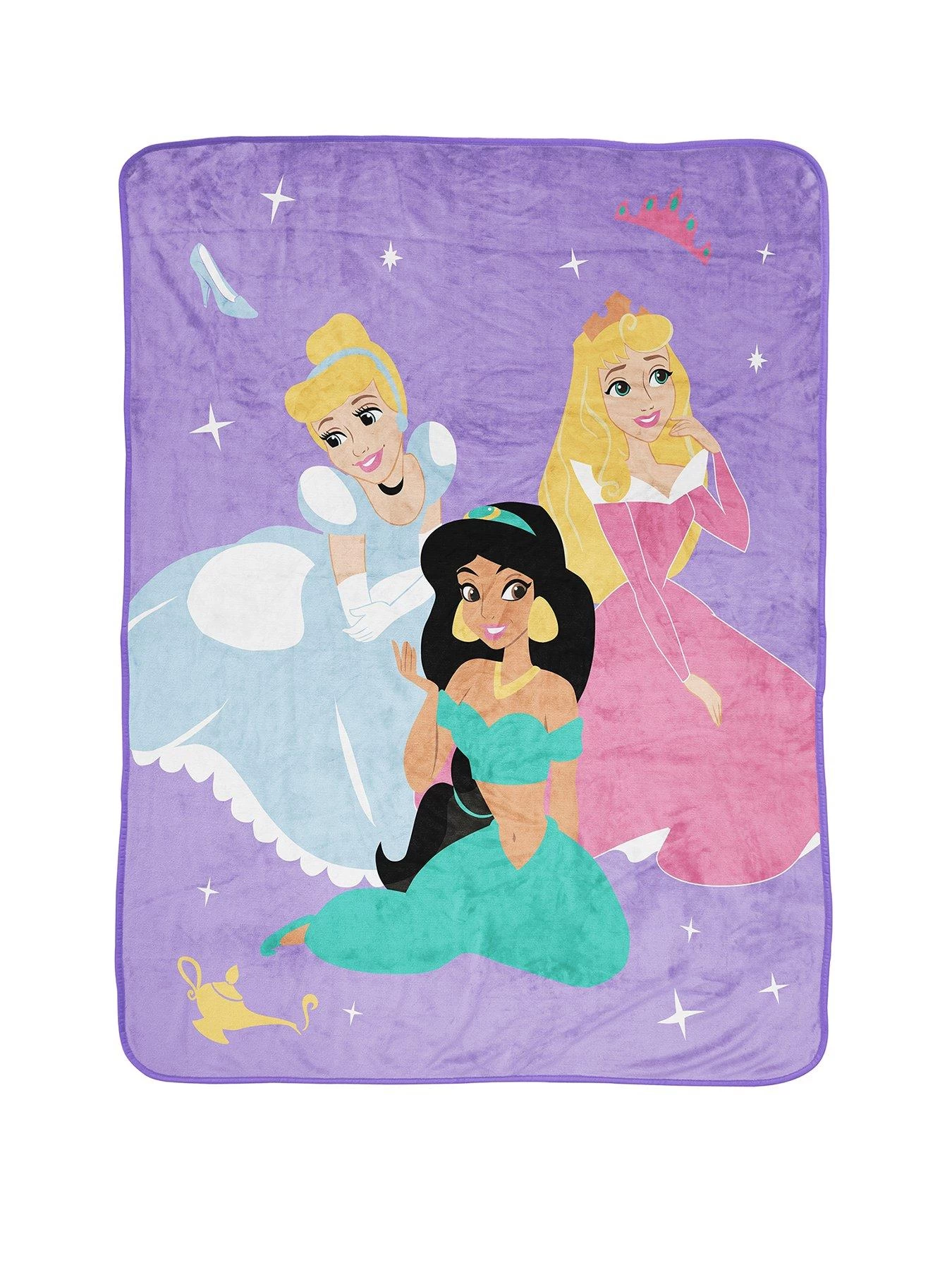 Disney Princess Silk Touch Throw - Multi 4 Disney Princess Silk Touch Throw - Multi - Image 2