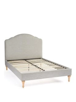 Very Home Grace Fabric Bed Frame - FSC® Certified -Home Comprehensive VK9U3 SQ3 0000000005 GREY SLa