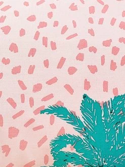 Furn Palmtropolis Duvet Cover Set - Pink -Home Comprehensive VKDRN SQ5 0000000063 PINK SLd2