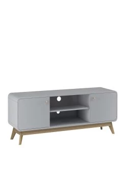Cassie 2 Door TV Stand -Home Comprehensive VKEEA SQ3 0000000013 WHITE SLa