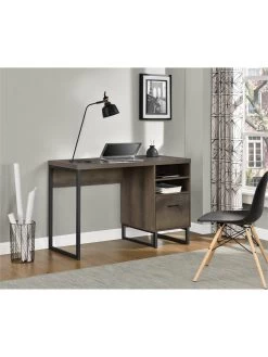 Candon Desk - Walnut 12 Candon Desk - Walnut -Home Comprehensive VKEEQ SQ5 0000000007 WALNUT SLd2