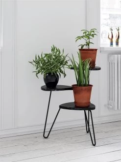 Novogratz Athena Plant Stand - Black -Home Comprehensive VKEEV SQ5 0000000004 BLACK SLd2