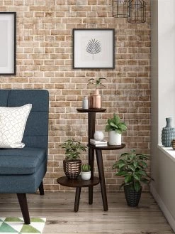 Novogratz Brittany Plant Stand -Home Comprehensive VKEEY SQ5 0000000007 WALNUT SLd1