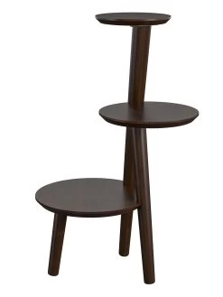Novogratz Brittany Plant Stand -Home Comprehensive VKEEY SQ7 0000000007 WALNUT DGy
