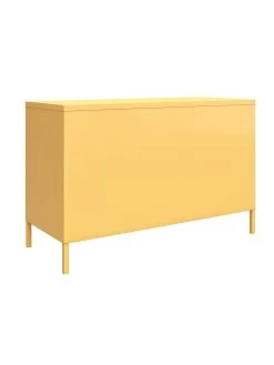 Novogratz Cache 2 Door Metal Locker Accent Cabinet - Yellow -Home Comprehensive VKEGU SQ5 0000000076 YELLOW SLd1